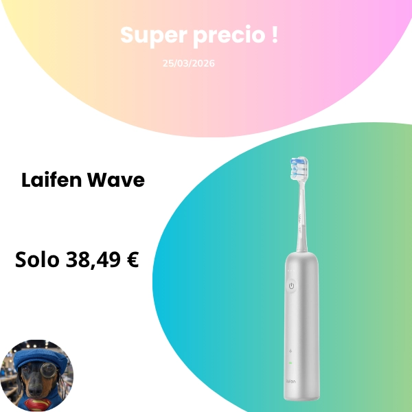 Un cepillo de dientes eléctrico de la marca Laifen Wave por solo 38,49€