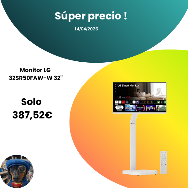 Súper Precio Monitor LG 32SR50FAW-W 32"